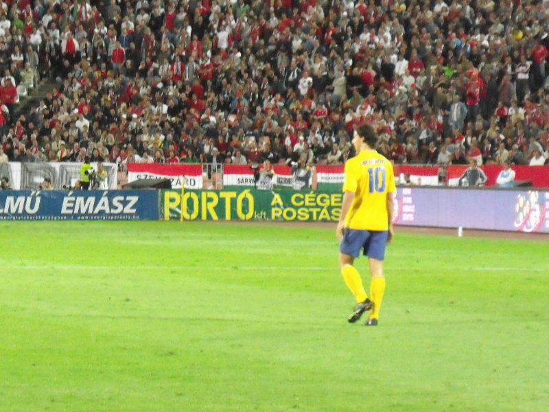 A svédek csillaga Zlatan Ibrahimovic. Magyar-Svéd világbajnoki selejtező